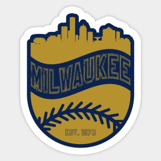 Milwaukee Baseball 02 Sticker